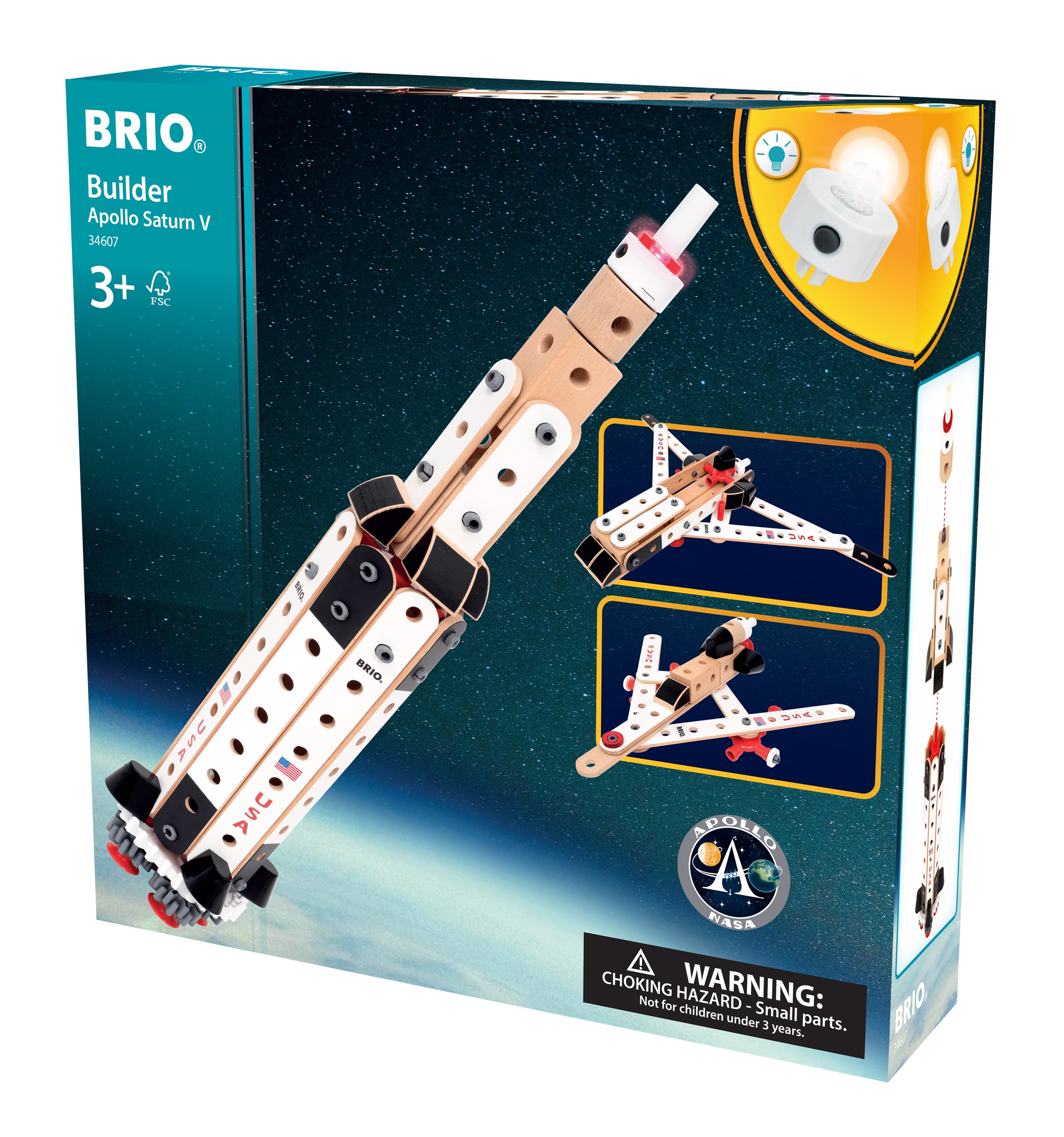 STEM Builder - Builder Apollo Saturn V 91 pieces (34607)