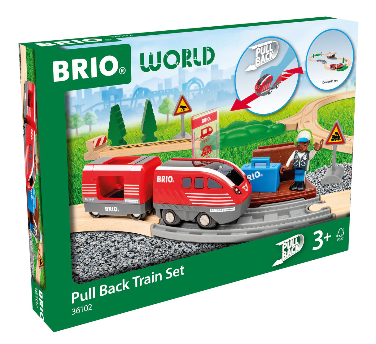 Pull Back Train Set (36102)