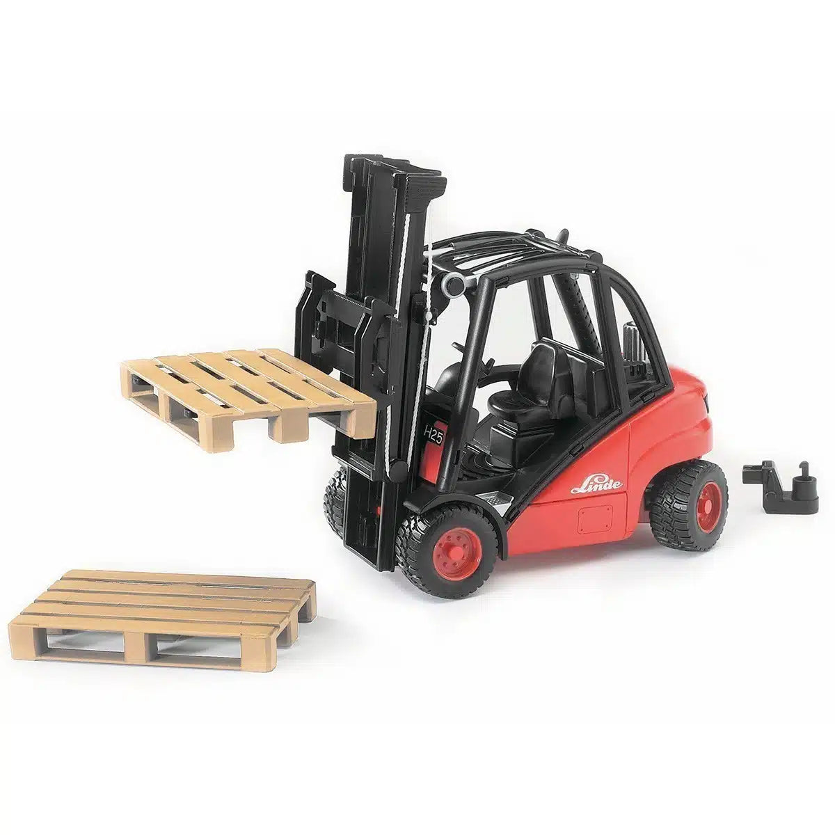 Linde Fork Lift H30D with 2 Pallets 1:16 (02511) - Toot Toot Toys