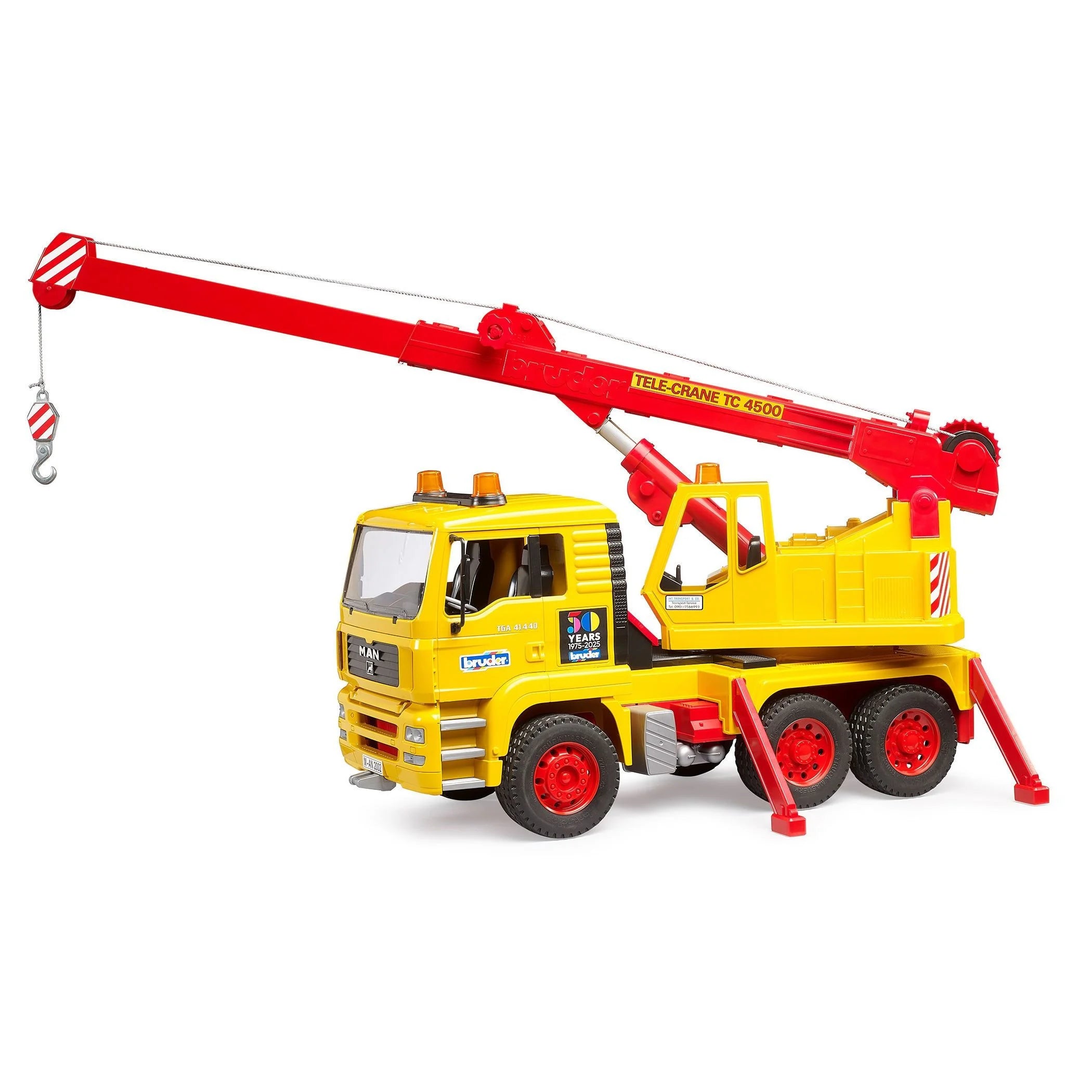 50th Anniversary - MAN TGA - Crane Truck - Toot Toot Toys