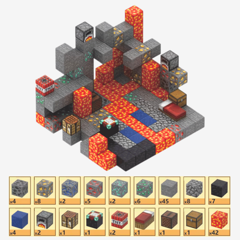 Deep Cave Set – 143 pcs