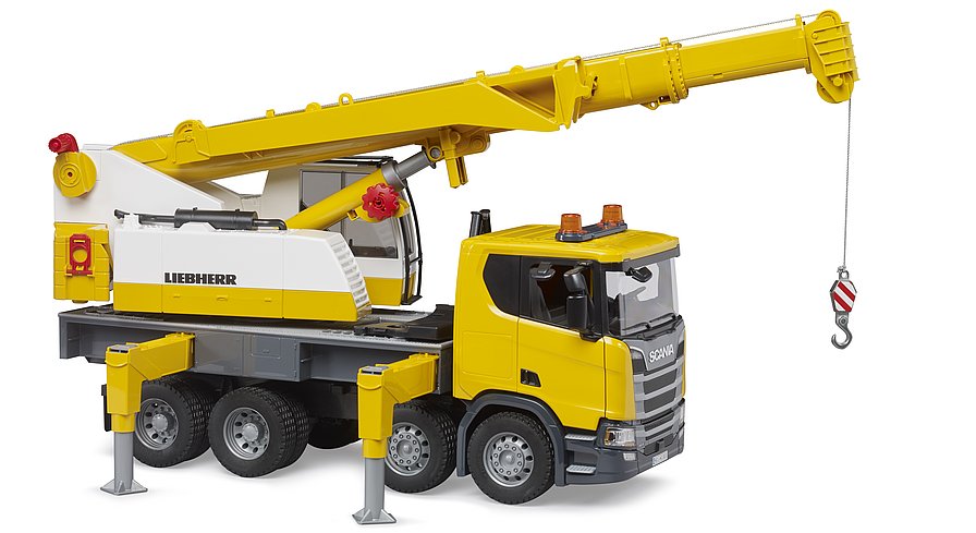 1:16 Scania Super 560R Liebherr crane truck with Light and Sound Module (03571)