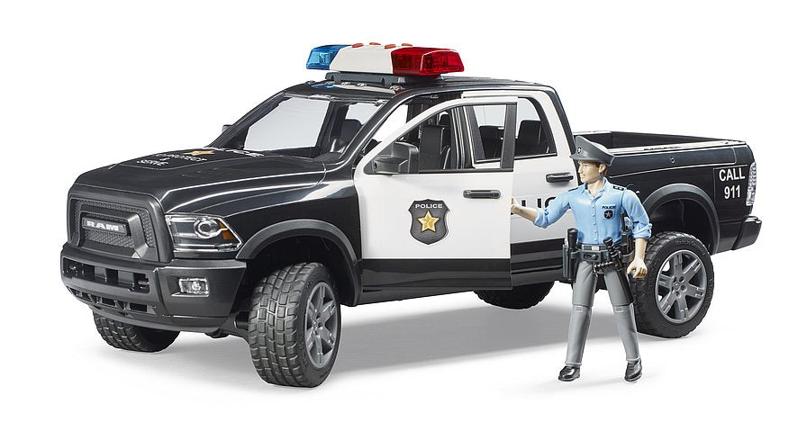 1:16 RAM 2500 Police Truck with Policeman & Accessories (02505)