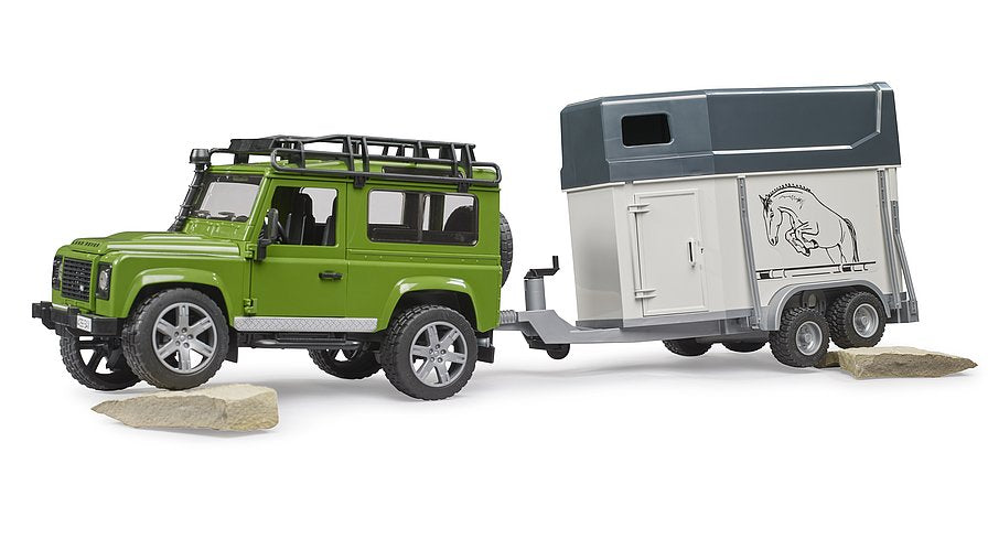 Land Rover Defender With Horse Trailer (02592)