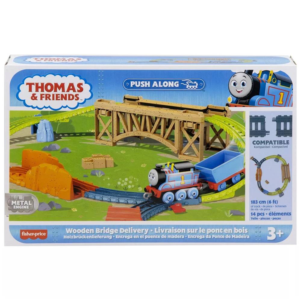 Trackmaster engine on wooden track hotsell