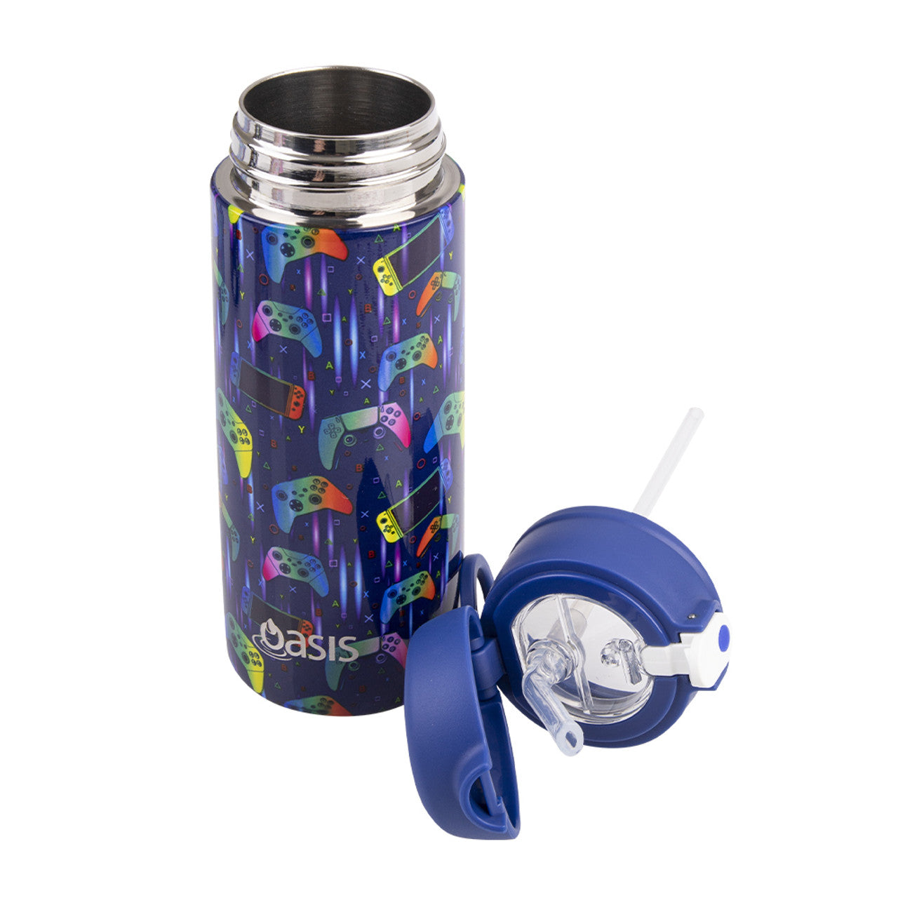 Stainless Steel Double Wall Insulated Drink Bottle 550ml - Gamer