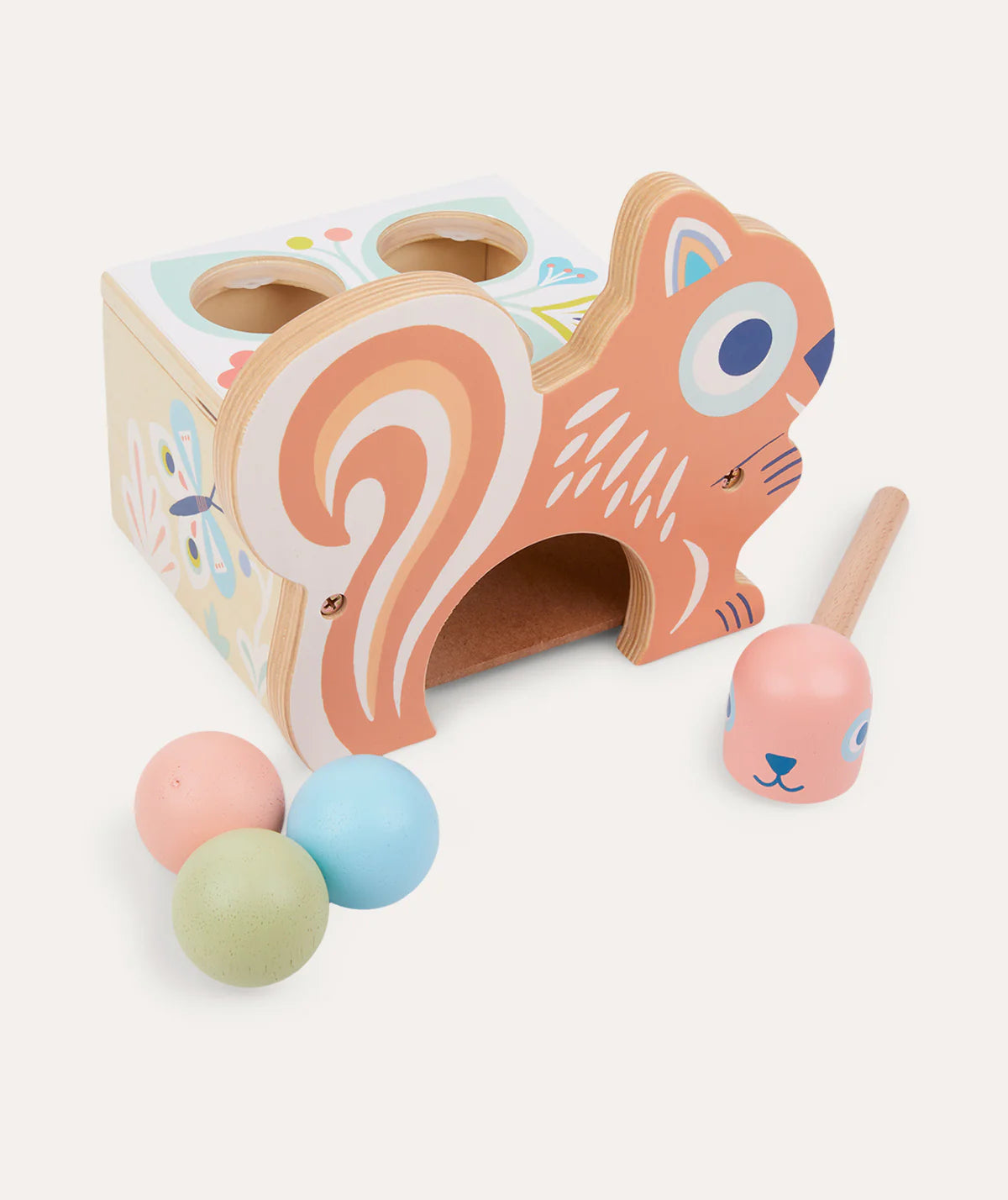 Baby Nut Wooden Tap Tap Game