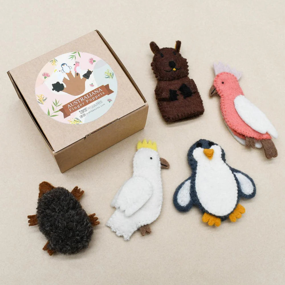 Finger Puppet Set - Australian Animals (Set B)