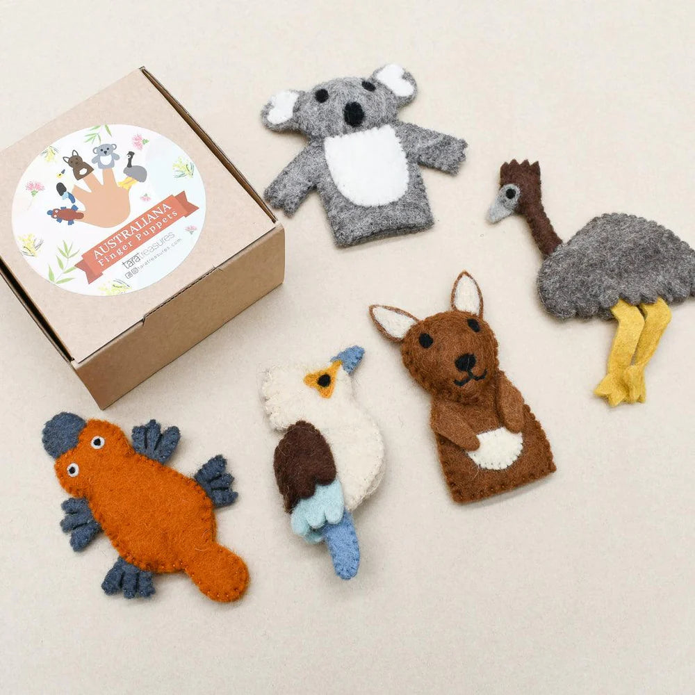 Finger Puppet Set - Australian Animals (Set A)