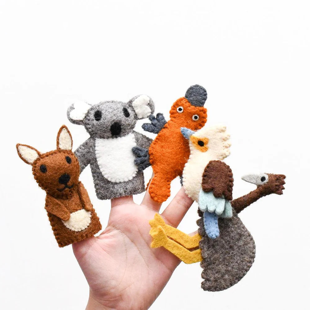 Finger Puppet Set - Australian Animals (Set A)