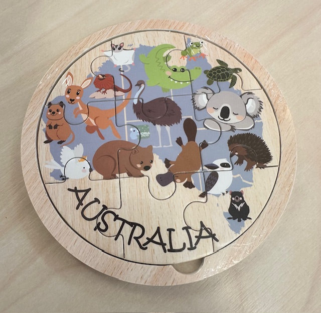 Wooden Jigsaw Puzzle - Australian Animals