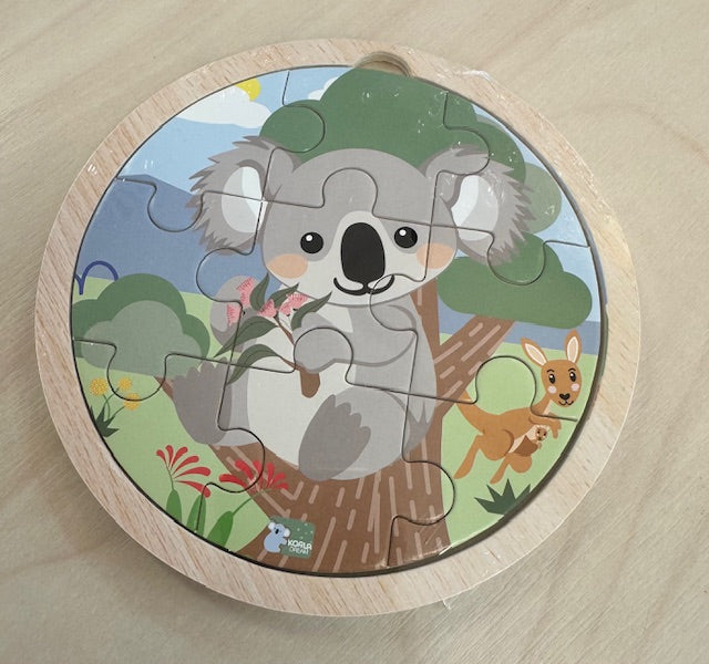 Wooden Jigsaw Puzzle - Koala in Gum Tree