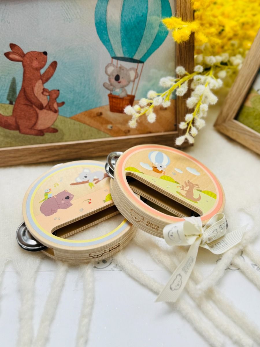 KoKo's Music Adventure Wooden Tambourines