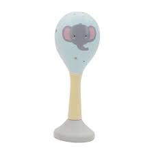 Calm & Breezy Wooden Baby Animal Maraca
