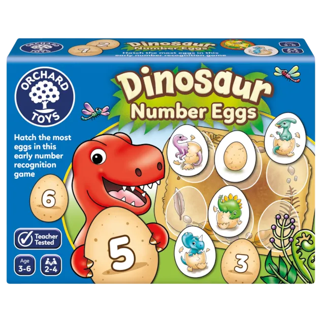 Dinosaur Number Eggs