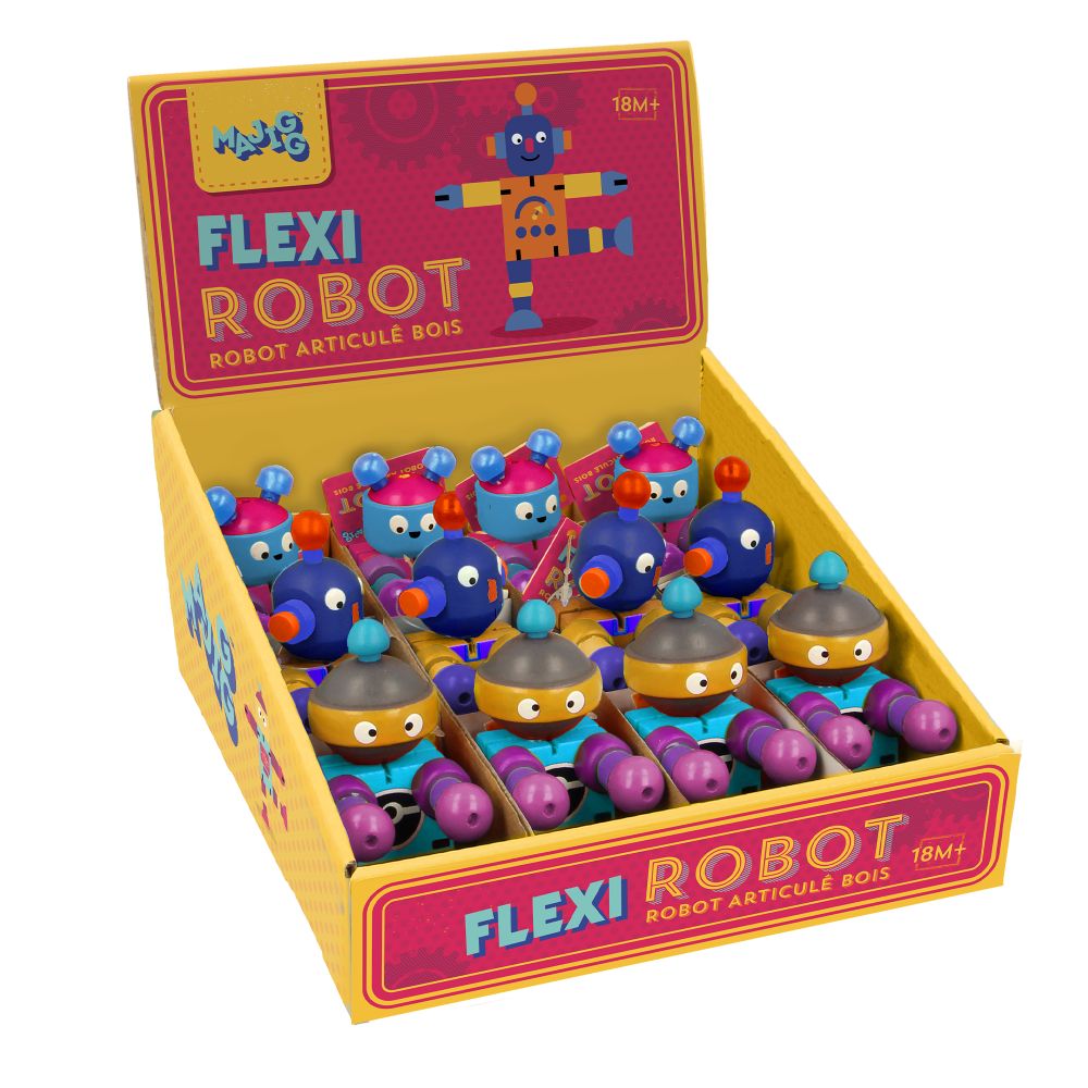 Wooden Flexi Robot