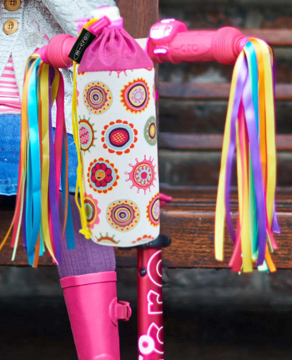 Micro Scooter Handle Bar Ribbons - Neon
