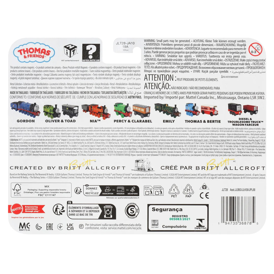 Die-Cast Push Along Engine - Diesel & Troublesome Truck - NEW