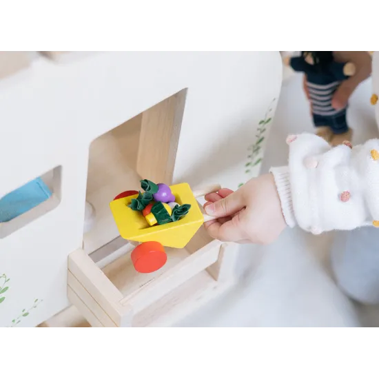 Tender Leaf Toys - Green Dollhouse with Furniture