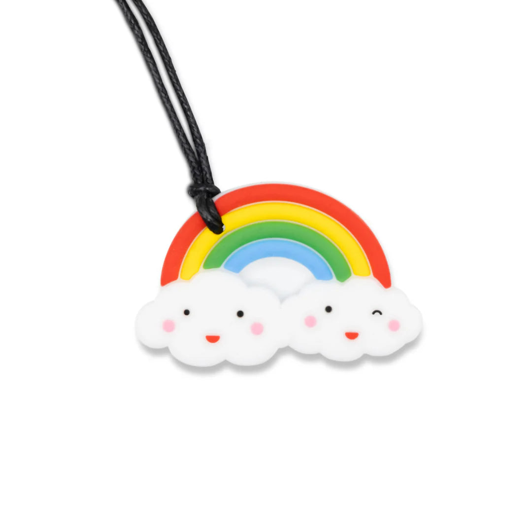 Sensory Chew Pendant - Rainbow