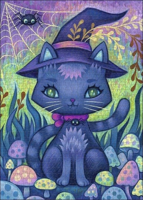 Heye - Dreaming - Witch Cat - 1000 Piece Puzzle
