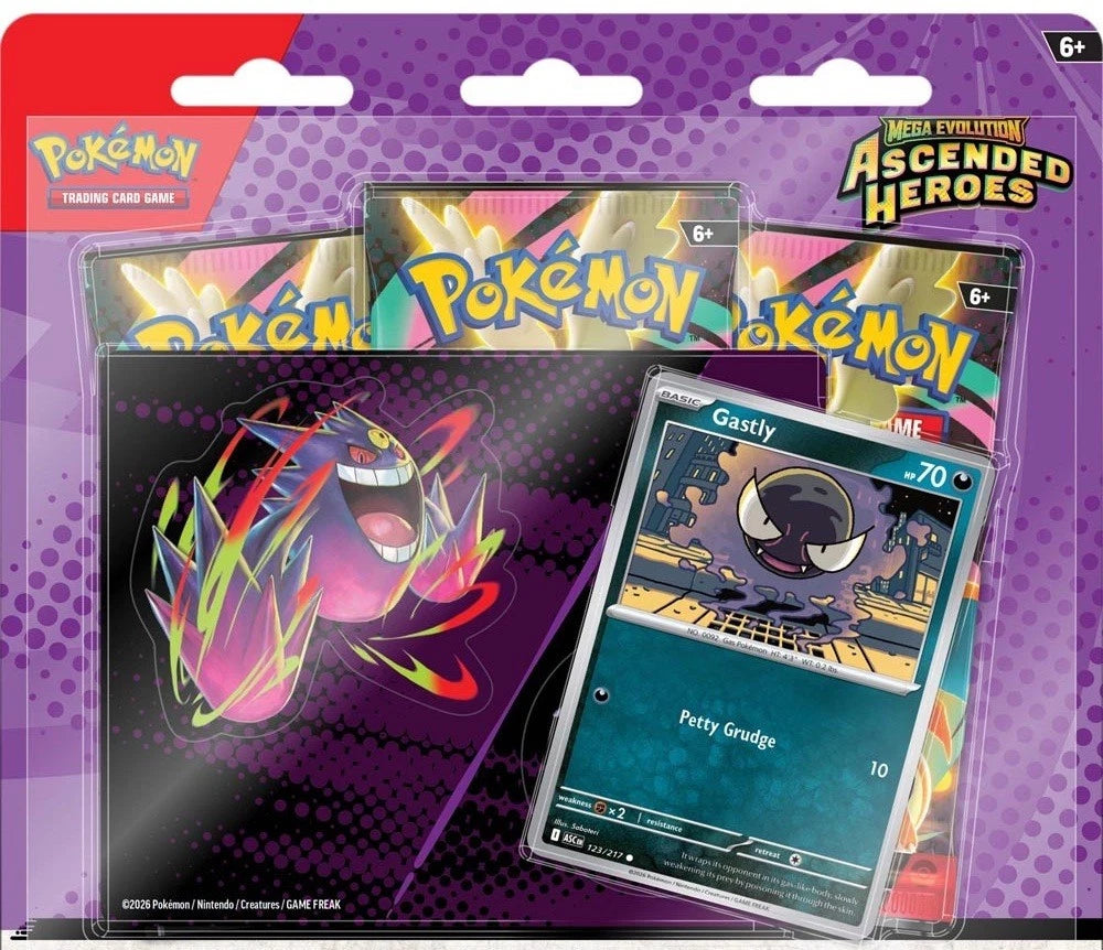Pokémon TCG - Ascended Heroes Tech Sticker Blister - Assorted (Max 1 per customer) - Toot Toot Toys