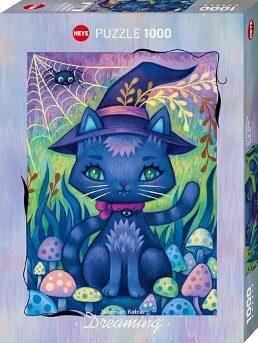 Heye - Dreaming - Witch Cat - 1000 Piece Puzzle