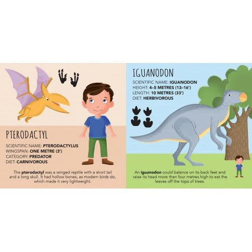 Edu-Blocks - Dinosaurs Stacking Blocks & Book Set