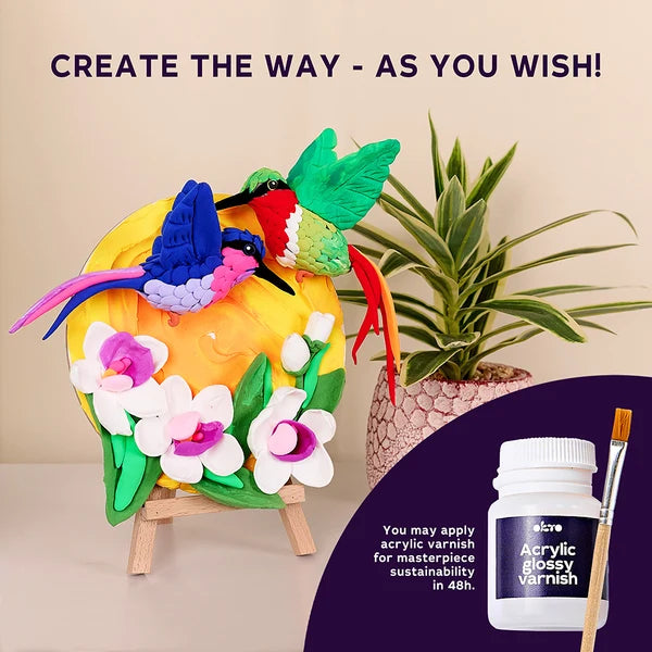 Sensory Art 3D - Nature Hummingbirds