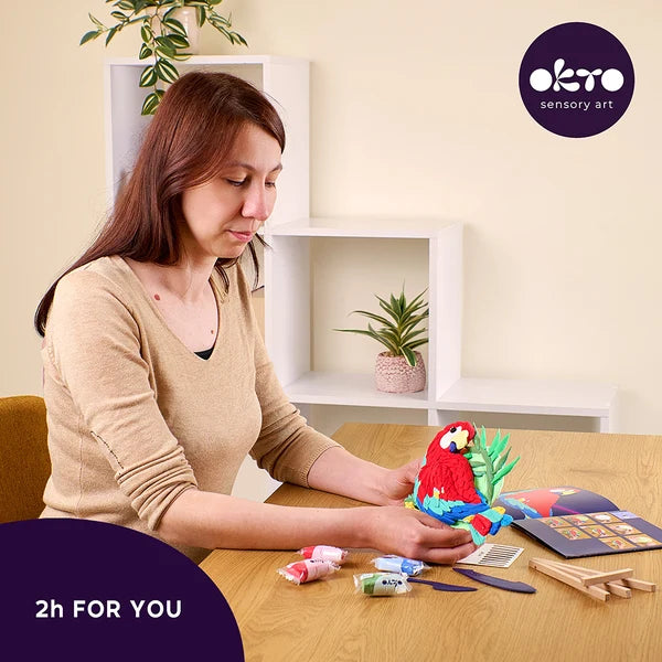 Sensory Art 3D - Nature Macaw