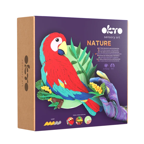 Sensory Art 3D - Nature Macaw