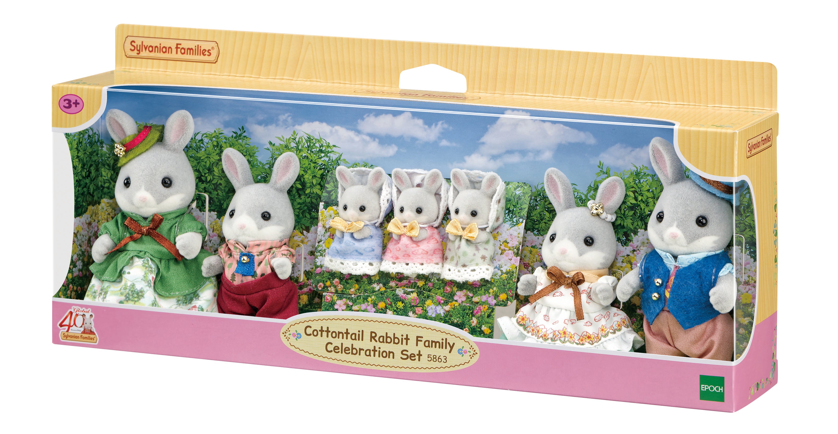 Cottontail Rabbit Family Celebration Set - Toot Toot Toys