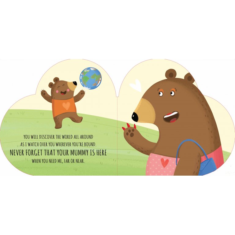 Shaped Board Book - With Love, Mummy