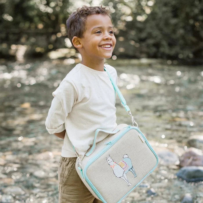 Insulated Lunch Box / Bag - Groovy Llama