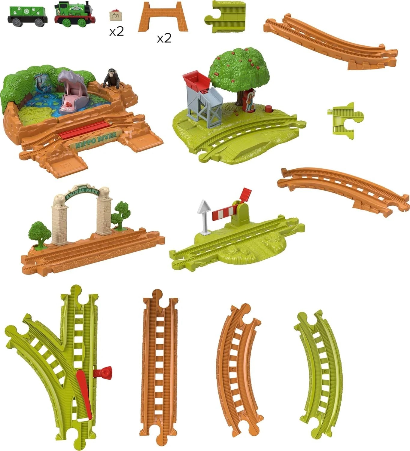 Percy's Hippo Adventure Train Set