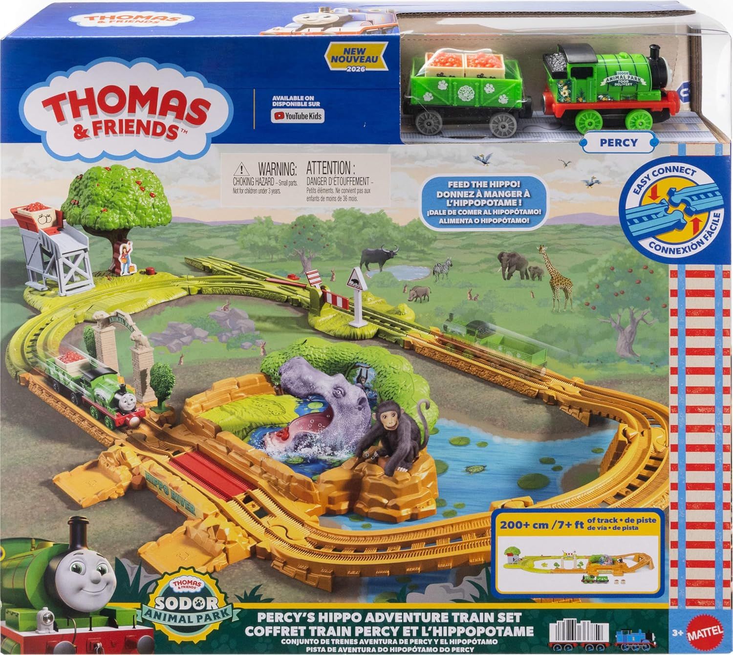 Percy's Hippo Adventure Train Set