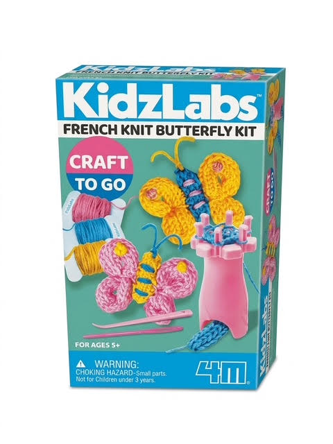 KidzLabs French Knit Butterfly Kit