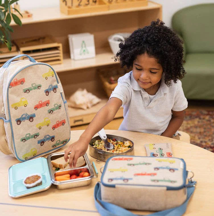 Insulated Lunch Box / Bag - Vintage Trucks