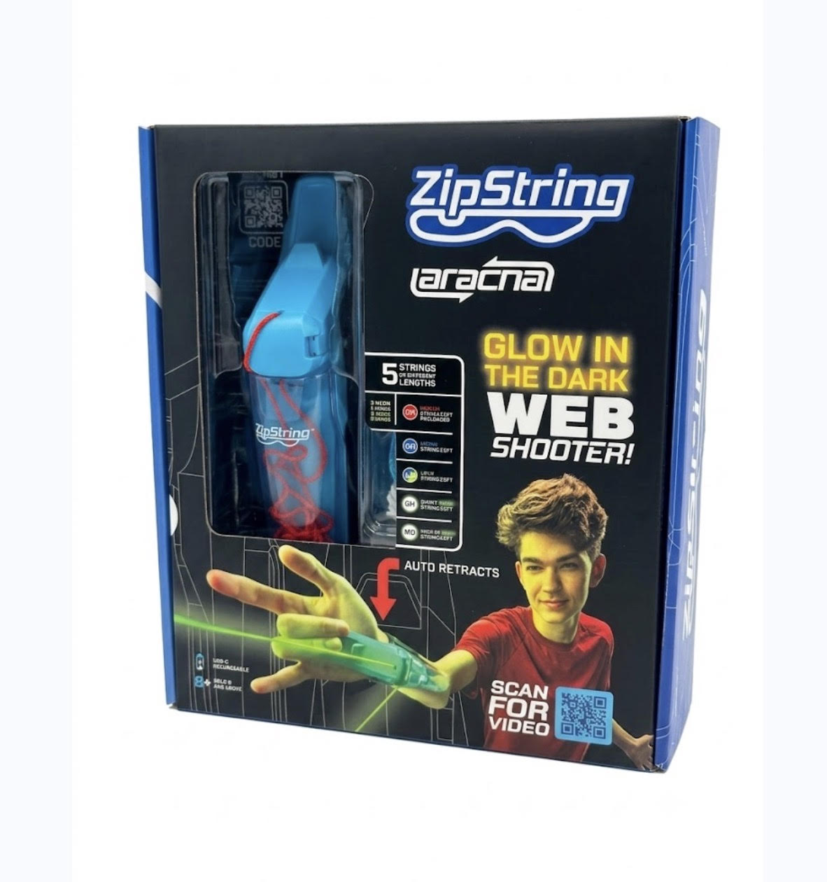 ZipString Aracna - Glow in The Dark