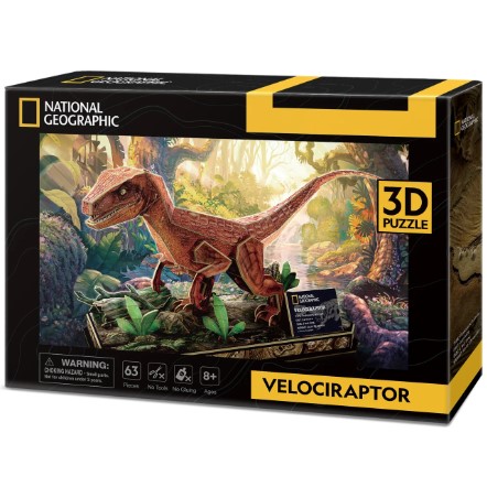 3D Puzzle - Velociraptor