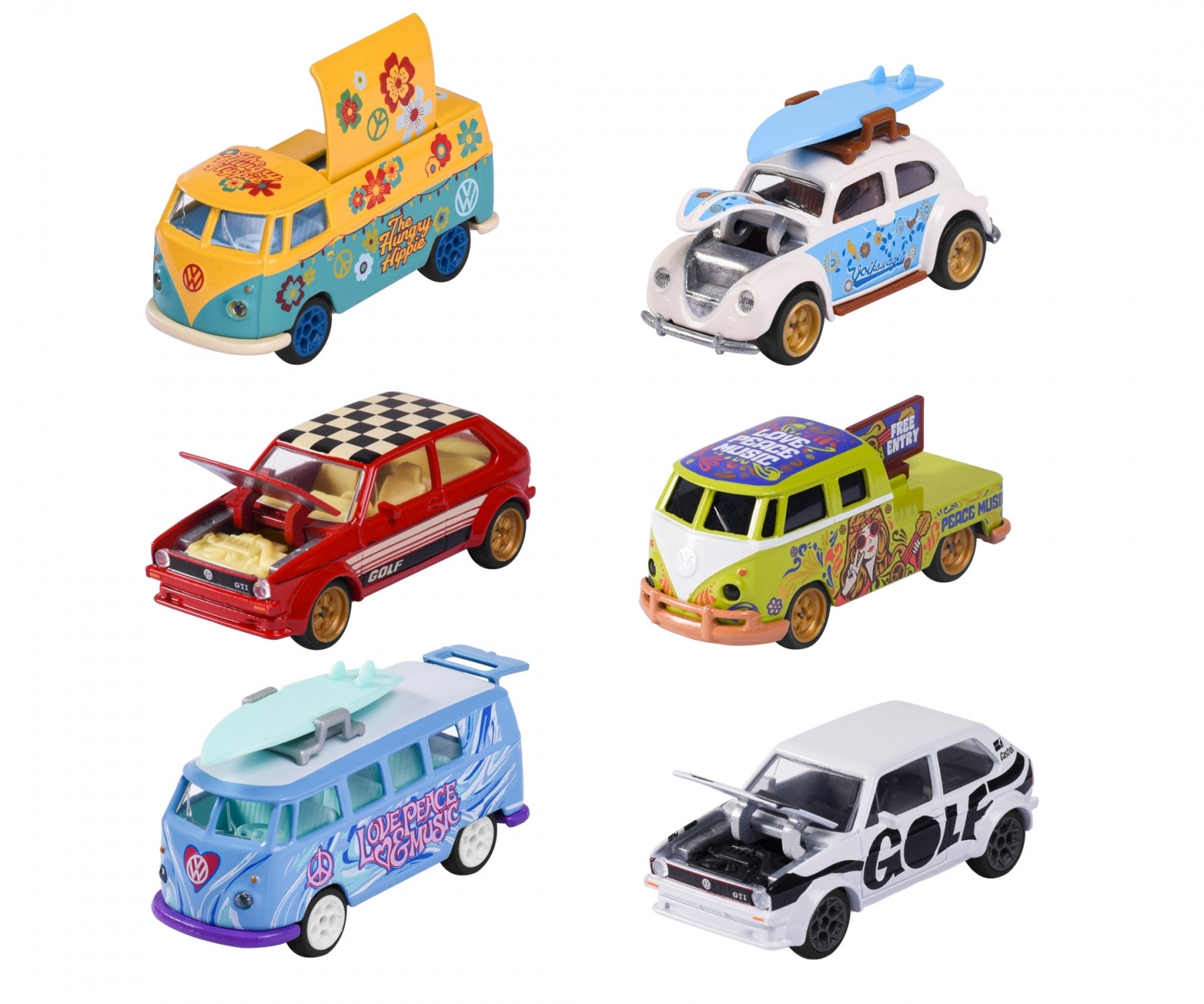 Volkswagen The Originals Deluxe Cars - Assorted
