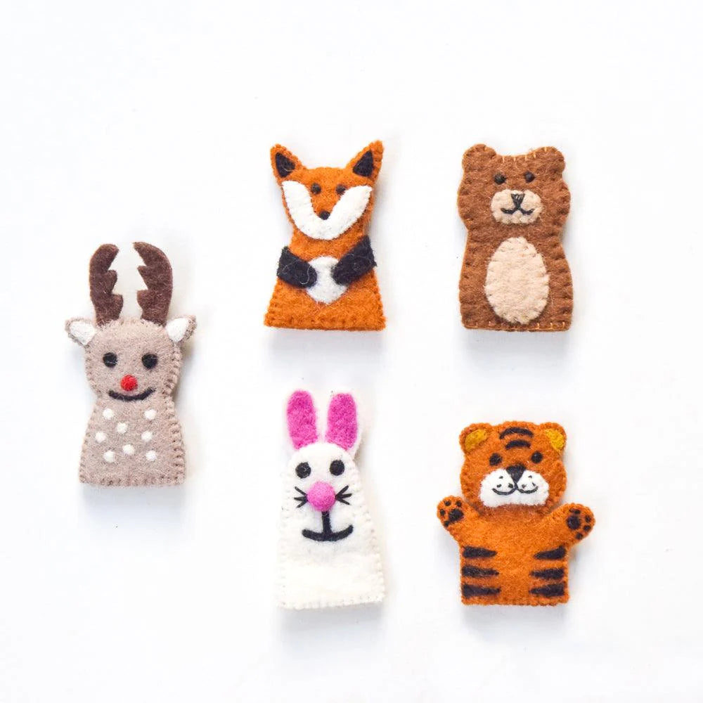 Finger Puppet Set - Woodland Animals