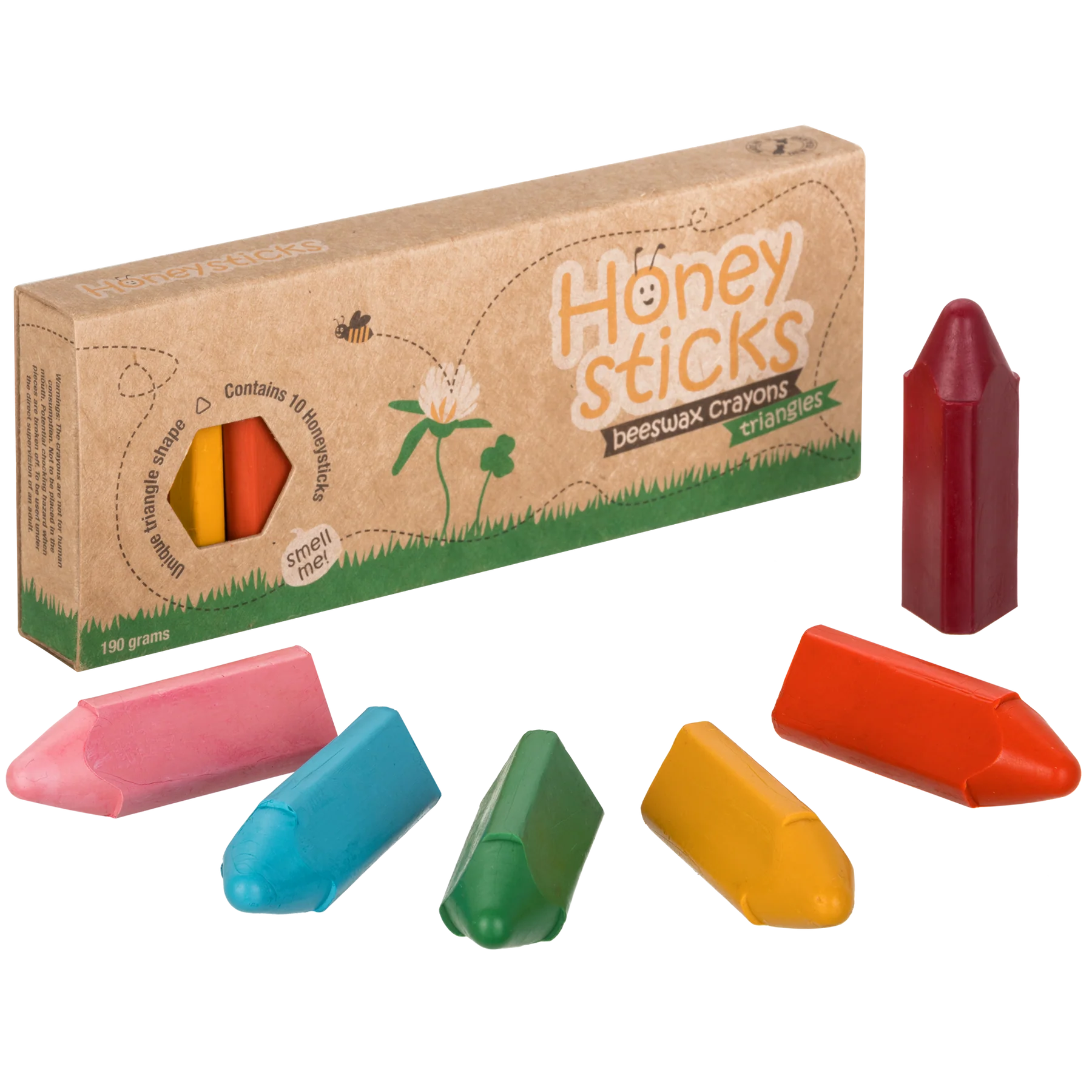 100% Natural Beewax Crayons - Triangles
