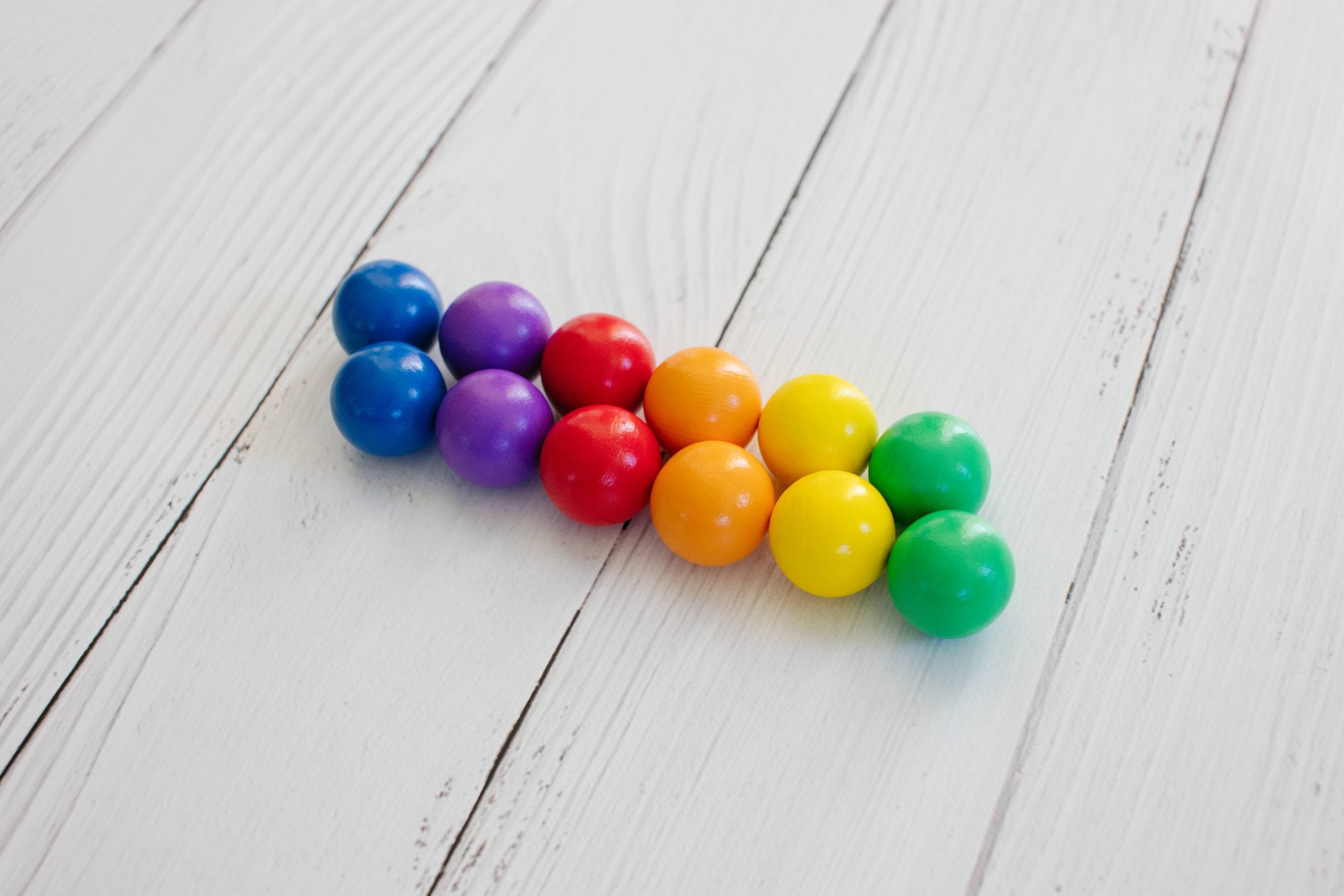 12 Piece Rainbow Replacement Ball Pack