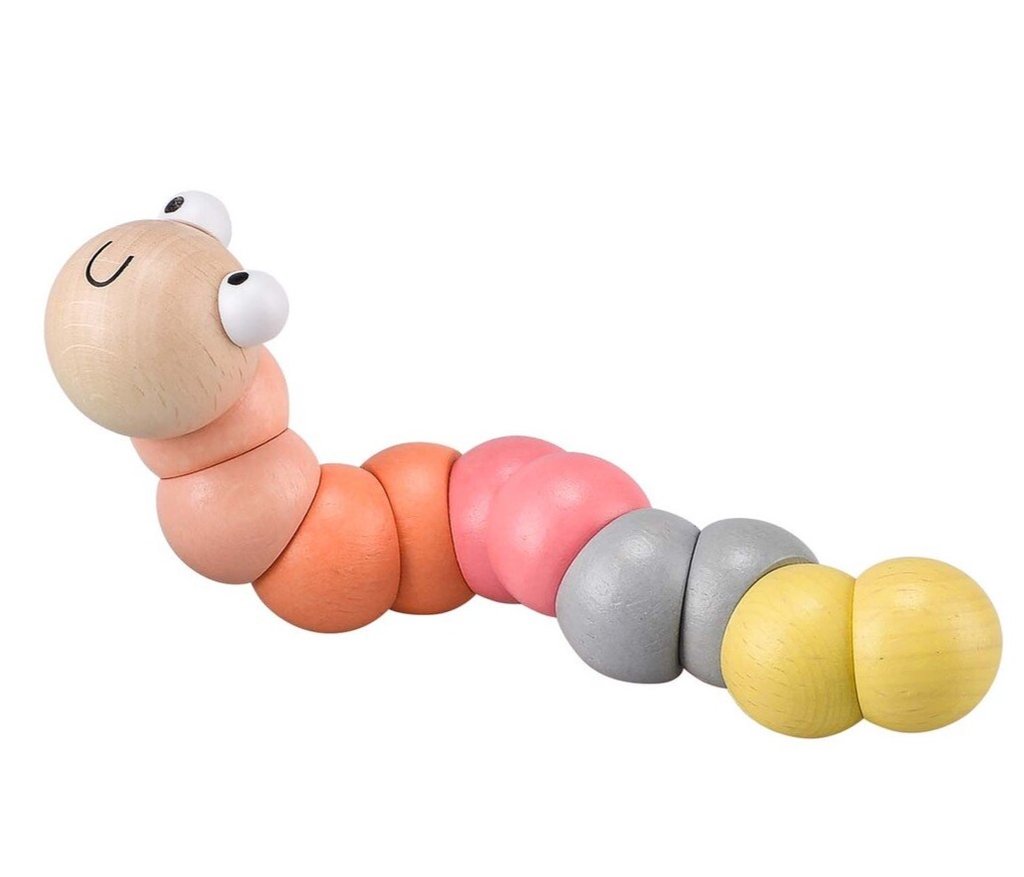 Wooden Jointed Worm