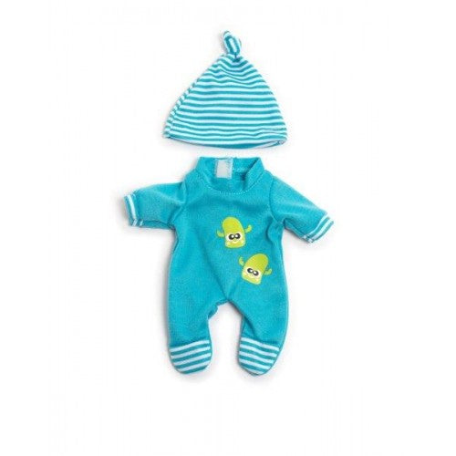 Doll Clothing - Blue Winter Pyjamas (for 21cm doll)