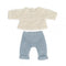 Miniland - Eco Baby Clothing -  Knitted Sweater and Trousers Set (for 21cm doll)