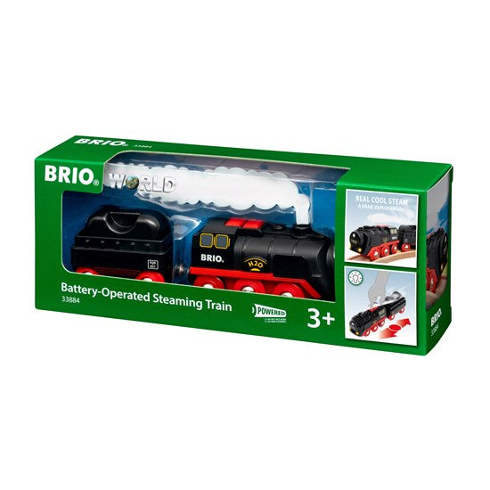 Battery-Operated Steaming Train (33884)