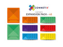 Connetix 40 Piece Rainbow Square Pack