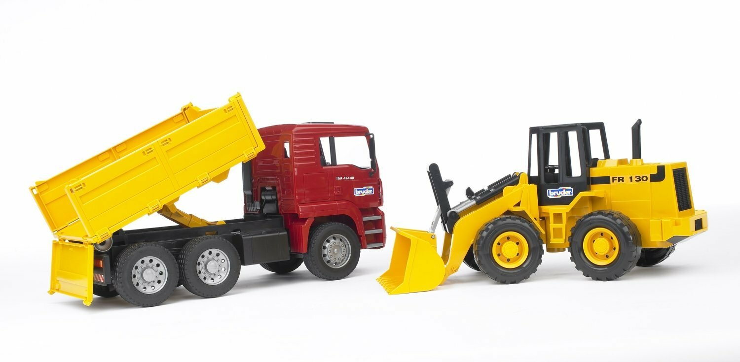 1:16 MAN TGA Construction Truck with Articulated Front Load (02752)